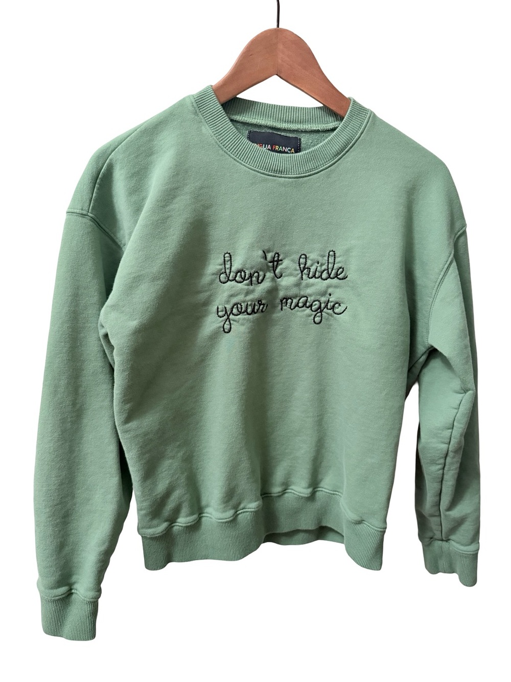 Lingua Franca Embroidered 'Don't Hide Your Magic' Wicked Collab